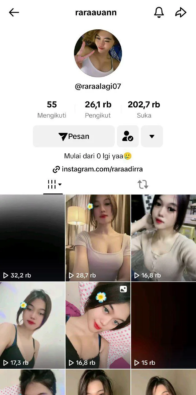 Skandal Raraauann Tiktoker Tobrut! MANTEP MULUS!